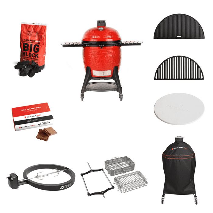 Kamado Joe Big Joe Grill Series 3 with Adventurer Pack BJ-ADVEPACK-C3