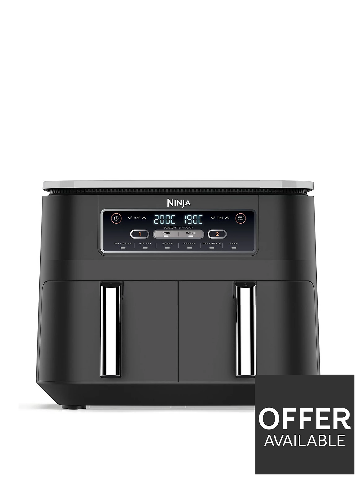 NINJA Foodi Dual Zone 7.6L Air Fryer AF300UK